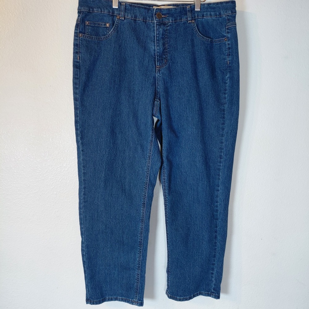 JMS Just My Size Womens 20W Short Classic Stretch Blue Denim Jeans